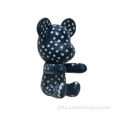 Headphone Jack Plug for iPhone, Bear Shape Design, Moveable Head and Hands, Novelty Item